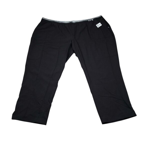 Koi Next Gen On The Run Scrub Pants Women's Plus Size 5X Black Stripe Waistband - Picture 1 of 7